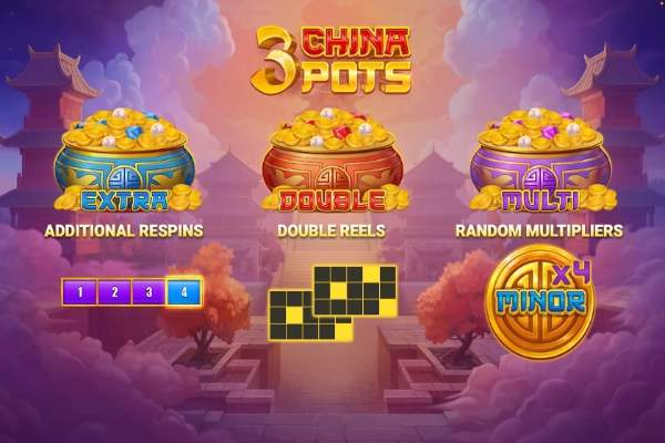 3 china pots hold and win 3