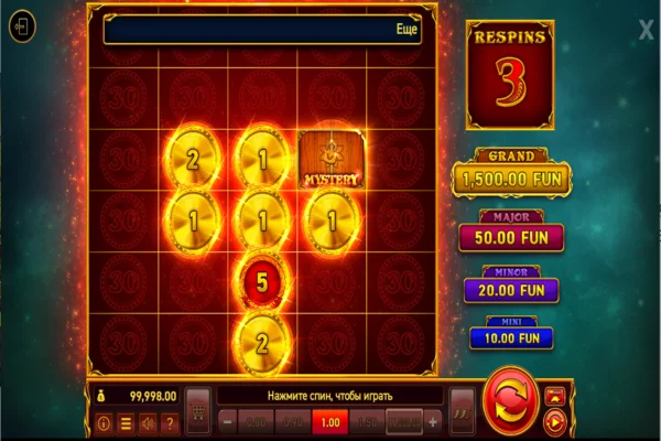 30 coins hold the jackpot 3