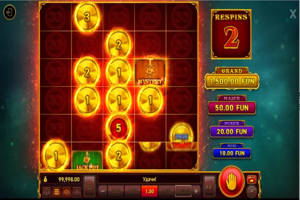 30 coins hold the jackpot 6