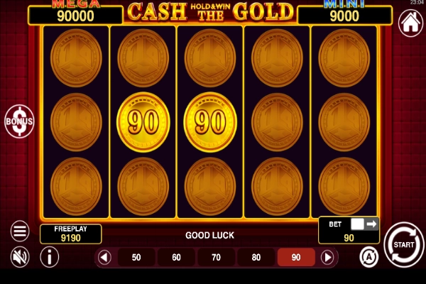 cash the gold hold and win 5