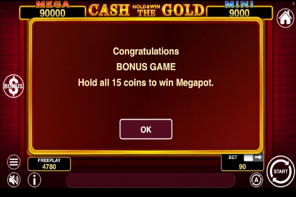 cash the gold hold and win 6