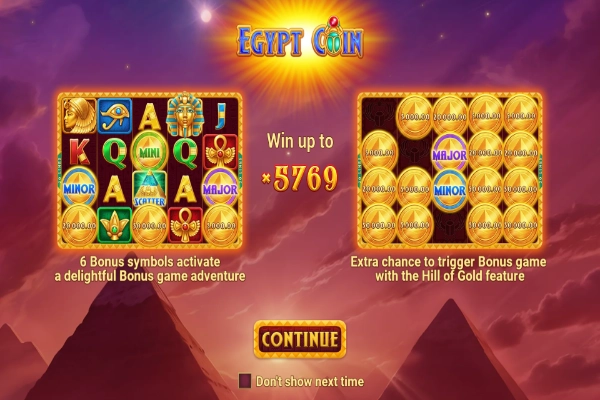 egypt coin hold and spin 8