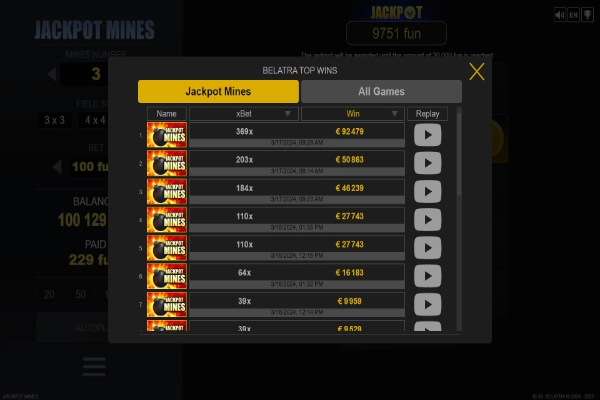 jackpot mines 4