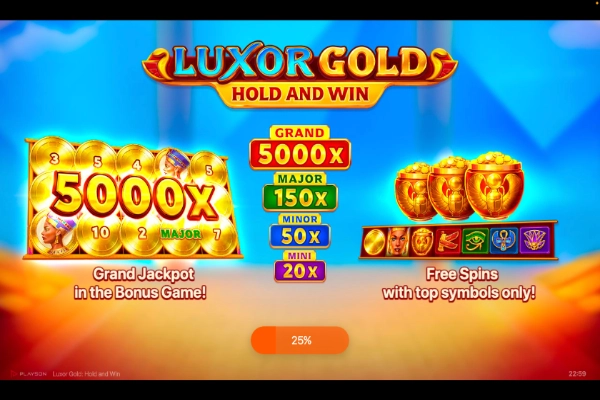 luxor gold hold and win 3