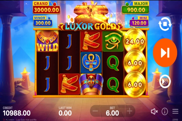 luxor gold hold and win 4