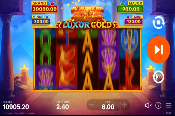 luxor gold hold and win 7