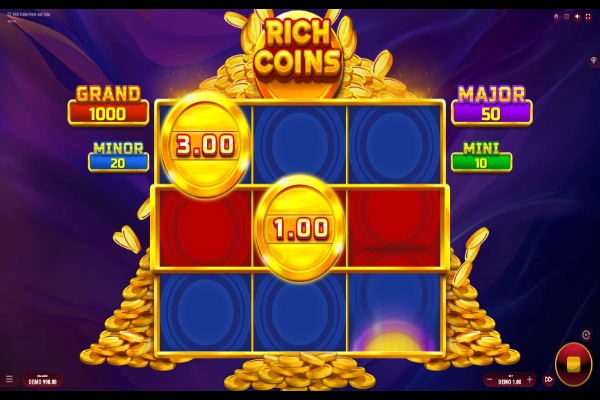 rich coins hold and spin 5