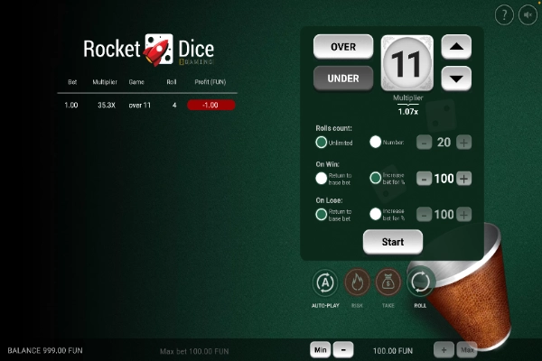 rocket dice 6