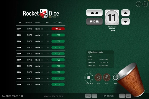 rocket dice 7