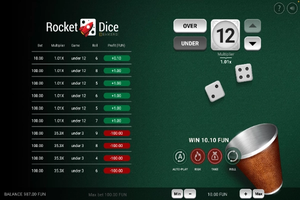 rocket dice 8