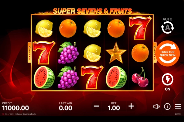 super sevens and fruits 3