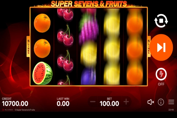 super sevens and fruits 4